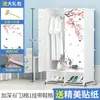 Montagem Simples de Guarda-Roupa Tecido Plástico Armário Crianças Bebê Aço Inoxidável Guarda-Roupa Dormitório Armário de Armazenamento de Roupas