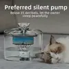 Fonte de Água para Pets de 2,2L, Fonte Automática de Água para Gatos em PP, Dispensador de Água para Cachorros com Filtros de Reposição para Gatos, Cachorros, Múltiplos Pets