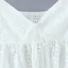 Venta al por mayor de Ropa para Mujer Transfronteriza Verano 2026 Nueva Moda Estilo Chica Picante Color Sólido Bordado Top Camisola Corta Sin Mangas