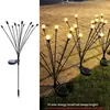 Luzes de Chão de Vaga-lume de 10 Cabeças Movidas a Energia Solar Luzes Decorativas de Jardim Externo Luzes de Vila Luzes de Gramado Produtos Mais Vendidos de E-commerce