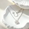 Aço Titânio Doze Constelações Zircônia Colar Pingente Acessórios Nicho Luxo Leve Constelação Símbolo Corrente Clavícula Feminino Versátil