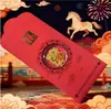 Año del Caballo Dios de la Riqueza Caballo Pequeño Oro Imitación Pegatina para Teléfono Venta al por Mayor Dibujos Animados Yuanbao Atrae la Fortuna Fuente de Regalos Corporativos Fabricante en Stock