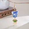 Nuevo Colgante para Teléfono Gatito Estilo Chino Atrae Fortuna y Trae Bendiciones, Colgante de Aleación Danza del León Tendencia Nacional, Accesorio para Bolso, Llavero