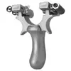 Tirachinas de resina con brazo oscilante mecánico de dragón y serpiente, armazón de bala láser infrarrojo de resina, pistola de puntería de cuero aplastante rápido sin ataduras