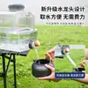 Venta al por mayor del fabricante Cubo de agua portátil para exteriores Cubo de agua pura para coche, camping, PC con grifo Cubo portátil para almacenamiento de agua doméstico