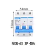 Interruptor Automático Chint Nxb-64 Control de Interfaz Micro Interruptor de Aire Tipo C Pequeño Fabricante Venta Directa Interruptor Interruptor de Aire