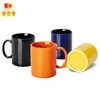[Taza de Glaseado de Color Ky11 11 oz] Taza Grande al por Mayor Cerámica Casual para Agua con Logo Impreso Lista para la Venta