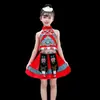 Nuevo Traje Minoritario 3 de Marzo Niños Yao Miao Niña de Danza vestido Traje Zhuang de Guangxi