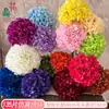 Peça única 135 pétalas grande hortênsia Flor de casamento material flor de seda hortênsia atacado Casa sala de estar ornamento de flor de simulação