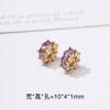 Ouro 18K Diamante Renda Contas Acessórios Conta Anel Pulseira Acessórios de Contas Joias DIY Feitas à Mão Contas