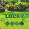 Calle. Decoraciones de Inserción en el Suelo para el Día de San Patricio, Señales Decorativas de Inserción en el Suelo con Forma de Trébol, Adecuadas para Fiestas del Festival Irlandés