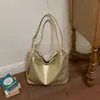 Bolsa de Couro Macio de Alta Qualidade para Mulheres 2026 Nova Tendência Simples Grande Capacidade Casual Versátil Ombro Único Ombro Duplo Bolsa Tote