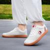 Sapatos de Tai Chi para Mulheres, Solas de Tendão Resistentes ao Desgaste, Sapatos de Prática de Tai Chi para Homens, Sapatos de Artes Marciais Kung Fu de Malha Respirável, Sapatos Especiais de Pano Branco