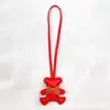 Popular Celebridad de Internet de Comercio Exterior Bolsa de Oso Pu Accesorios, Colgante Pequeño, Llavero de Oso para Bolso, Llavero de Cuero para Mascotas