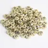 Cuentas acrílicas cuentas del alfabeto inglés ruso accesorios de bricolaje pulsera de la amistad con cuentas hecha a mano collar bolsa de material para joyería