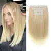 Extensões de Cabelo Peruca Transfronteiriça Conjunto de 4 Peças Clip-In Cabelo Curto Liso Peças de Peruca Europeias e Americanas 14 Polegadas 120g Extensões de Cabelo de Fibra Química