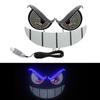 Nueva Luz USB Dinámica de Ojo de Diablo para Coche, Calcomanía para Coche, Pantalla LED, Luz para Cristal Delantero y Trasero de Coche Camión