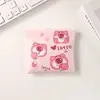 Bolsa de transporte para cable de datos linda de dibujos animados Cierre automático de resorte Boca apretada Bolsa de cosméticos Cargador de corriente Disco USB portátil