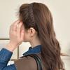 Faixa de Cabelo Ondulada Estilo Coreano Nova Moda Feminina Elegante Faixa para o Topo da Cabeça para Lavar o Rosto Prender o Cabelo com Dentes Faixa Antiderrapante Acessórios de Cabelo