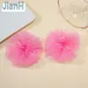 Tocado de flor de lentejuelas de malla de punto de círculo de doble capa accesorios para el cabello accesorios para niños japoneses y coreanos accesorios para ropa y bolsos diy