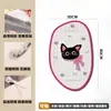 Placa de Arranhar de Gato de Parede Cortável, Arranhador Vertical para Gatos, Brinquedo de Arranhar para Gatos de Estimação, Auto-Entretenimento para Gatos, Economia de Espaço