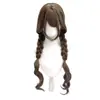[Peinado Trenzado Semirecogido] Peluca para Mujer, Estilo Lolita Dulce, Cabello Largo Rizado 80 cm, Estilo de Pieza Completa Atada a Mano