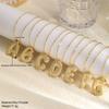 Moda europeia e americana transfronteiriça, colar elegante simples de luxo leve com 26 letras de zircônia com diamantes completos, corrente para clavícula, fabricantes atacado