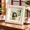Mini Marco de Fotos Cuadrado Arco Madera Maciza Hueco Tridimensional Simple Marco de Fotos Decorativo de Mesa Marco de Fotos para Colgar en la Pared Venta al por Mayor