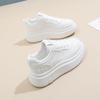 Tênis Casuais Espessos Estilo Ins 2025 Novos Versáteis Esportivos Coreanos Tendência Sapatos Brancos para Mulheres