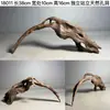 Ornamento de Paisaje de Madera para Acuario Tamaño Pequeño Puente de Arco de Madera de Tejo Morado Natural Tocones de Árboles Sudamericanos Plataforma para Tomar el Sol de Tortuga Escondite Pilar Hundido