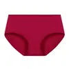 Comercio Exterior Europeo y Americano Talla Grande Color Sólido Ropa Interior de Algodón para Mujer Amazon Calzones de Tiro Bajo para Mujer Venta al por Mayor Transfronteriza