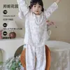 Clase a Gasa de Algodón de Bambú Ropa de Casa para Niños Verano Fina Pijamas para Niños y Niñas Ropa para Bebé Primavera y Otoño Acondicionada