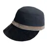 Sombrero de Equitación Otoño e Invierno para Mujer, Sombrero de Pescador con Visera, Gorra tipo Pato Adelgazante, Sombrero Cloche Versátil Coreano para Salidas de Principios de Primavera