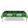 Nuevo Set de Decoración para Fiesta de Fútbol Verde del Mundial Platos de Papel para Cumpleaños Infantil Vajilla Suministros para Escena Arreglo