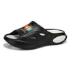 Pantuflas de Verano para Hombre para Exteriores, Marca de Moda, Suela Suave, Cómodas, Impermeables, Antideslizantes, Chanclas de Playa, Pantuflas para Exteriores, Dropshipping