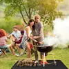 Suministros del Fabricante Esteras de Picnic para Exteriores, Esteras Aislantes Ignífugas de Fibra de Vidrio con Silicona de Doble Cara, Esteras para Césped y Camping