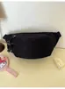 Nueva bolsa bandolera para pecho de deportes al aire libre, color liso, diseño simple, unisex, bolsa de hombro ligera para salidas y actividades de ocio