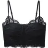 Renda macia como nuvem Decote V Costelas Costas Lindas Tira no Costas Bojo Top Regata Camisole Faixa Costas Lindas Peça Única Roupa Íntima 9650