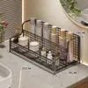 Estante de Almacenamiento para Encimera de Baño Estante de Colocación para Tocador de Baño Estante de Almacenamiento Artefacto de Almacenamiento Multifuncional para Baño