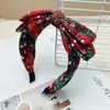 Diadema de Moda Navideña Otoño e Invierno Europeo y Americano para Mujer, Diadema Estampada para Lavarse la Cara en Casa, Diadema Decorativa Festiva