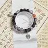 Pulsera de Abalorios con Colgante de Candado Ruyi Estilo Vintage de Alta Venta al por Mayor, Joyería de Pulsera con Encanto Versátil y Elegante de Nicho