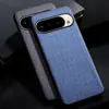 Funda de Teléfono Móvil Adecuada para Google Google Pixel 10 Pro XL Pixel 9A con Patrón Sencillo de Tela Cruzada