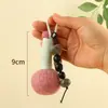 Novo Mini Martelo de Artemísia Massagem de Saúde Martelo de Batida nos Meridianos Chaveiro Pingente de Bolsa Ornamento para Mochila Presente