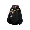 Sudadera con capucha transfronteriza, nueva tendencia otoño e invierno para hombre, forro polar cálido, estilo coreano, corte holgado, top moderno al por mayor