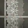 Renda Bordada de Seda Leite Renda de Malha Renda Lolita Punho Saia Renda Malha Renda de Seda Leite