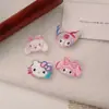 Pinza para el pelo de gatito dopamina colorida dulce para mujer, nuevo y lindo clip de lazo para flequillo lateral, accesorio para el cabello al por mayor