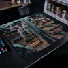 Alfombrilla de Superficie Delgada Adecuada para Csgo Azulejo Computadora Oficina Alfombrilla para Teclado Alfombrilla de Ratón Bidimensional Dedicada para Juegos de E-Sports Fps