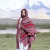 Chal bohemio, capa exótica para mujer, adecuada para viajes a Xinjiang, excursiones por la pradera y sesiones de fotos, capa exterior de estilo étnico