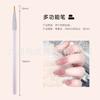 Folga Transparente Rod Nail Pen Estilo Japonês Caneta Acrílica Nail Art Pintura Pull Line Função esculpida Fototerapia Pen Set