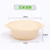Caja de Almuerzo Desechable de Almidón de Maíz Caja de Almuerzo Biodegradable para Llevar Caja de Almuerzo Empaquetada Bol para Sopa Base de Almidón